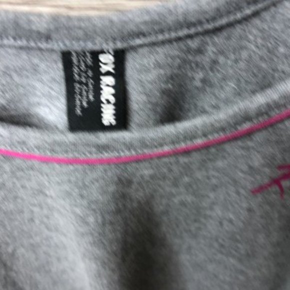 Fox Large Lapped Tank Top Heather Graphite Purple - Picture 3 of 5